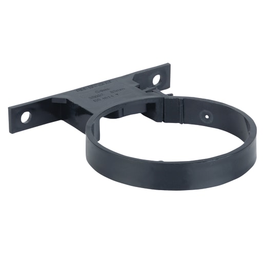 Wavin OsmaSoil Pipe Bracket 82mm Black