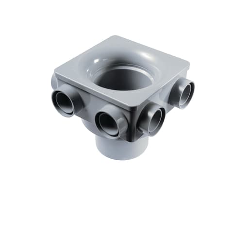 Wavin OsmaSoil 6 Boss Manifold 110mm Grey