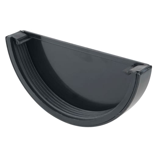 Wavin Osma RoofLine Stopend External 150mm Black