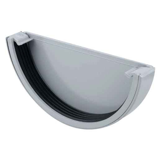 Wavin Osma RoofLine Stopend External 150mm Grey