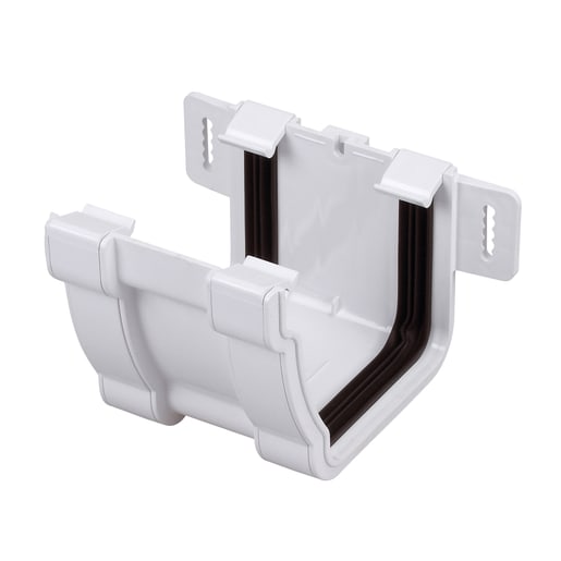 Wavin Osma StormLine Gutter Jointing Bracket 111mm White