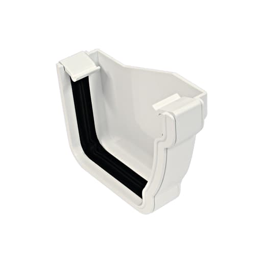 Wavin Osma StormLine Stopend External Right-Hand 111mm White