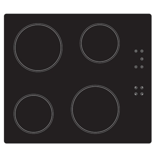 Prima Ceramic Hob 600mm Black