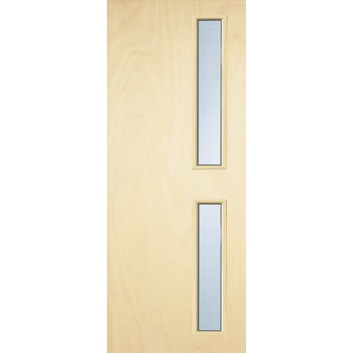 Premdor Plywood Flush Glazed 16G FD30 Fire Door 2040 x 926 x 44mm