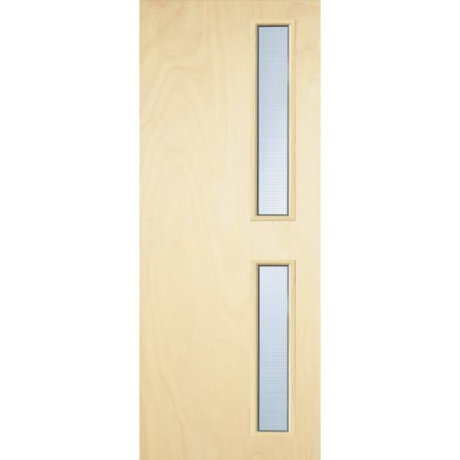 Premdor Plywood Flush Glazed 16G FD30 Fire Door 1981 x 838 x 44mm