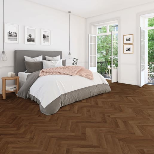 Kraus Aversley Oak Herringbone SPC LVT