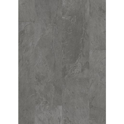 Ambient Click Vinyl Floor Tile Grey Slate 4.5 x 320 x 1300mm 2.08m²