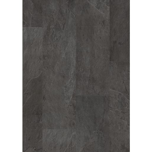 Ambient Click Vinyl Floor Tile Black Slate 4.5 x 320 x 1300mm 2.08m²