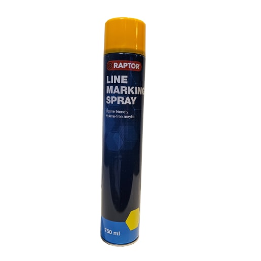 Raptor Line Marking Spray 750ml Yellow