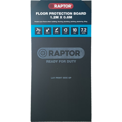 Raptor Floor Protection Board 1.2 x 0.6m Pack of 10