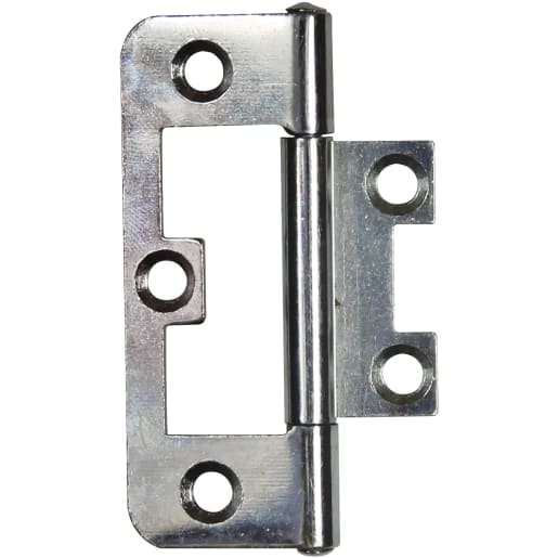 Raptor 50mm Flush Hinges<BR>Zinc Plated<BR>Pack of 20