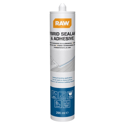RAW Hybrid Adhesives & Sealant White 290ml