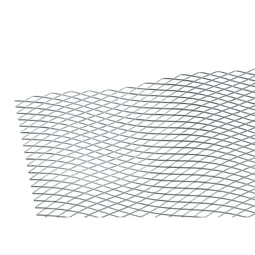 RAW Stainless Steel Expanded Metal Diamond Lath Mesh 2500 x 700mm
