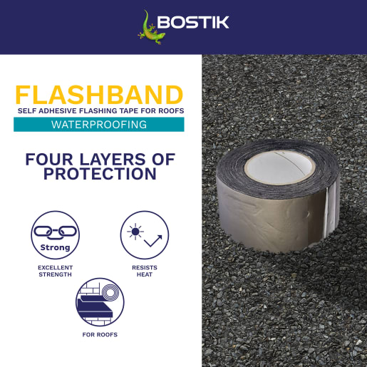 Bostik Flashband Flashing Tape 10M x 100mm Grey