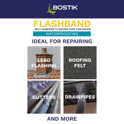 Bostik Flashband Flashing Tape 10M x 100mm Grey
