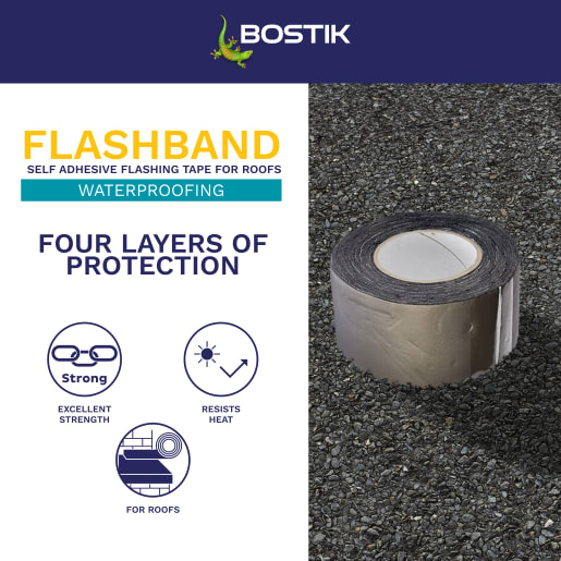 Bostik Flashband Flashing Tape 10M x 225mm Grey