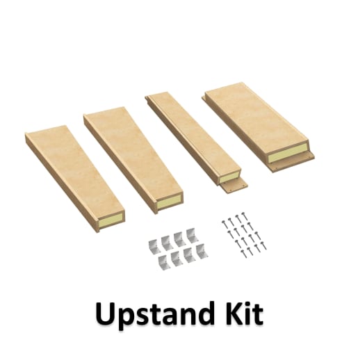 Sterling 300 x 300mm Insulated Upstand for Flat Roof Skylight