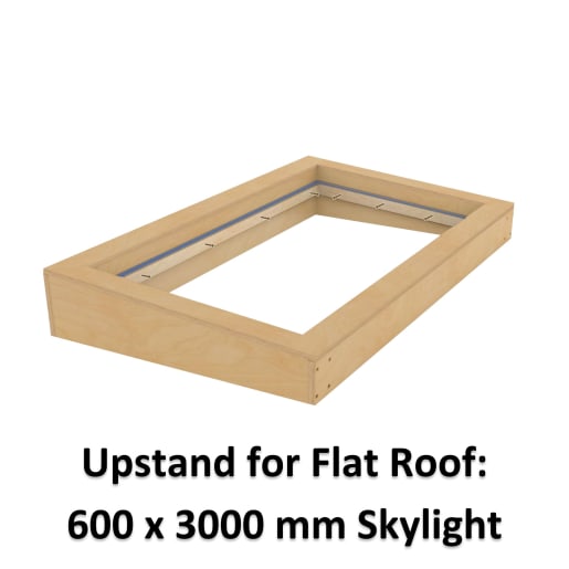 Sterling 600 x 3000mm Insulated Upstand for Flat Roof Skylight