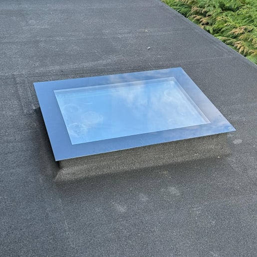 Sterling 1000 x 2000mm Frameless Triple Glazed Skylight for Flat / Pitched Roof