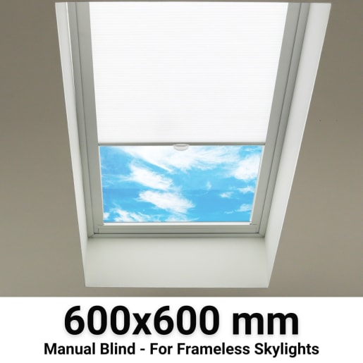Sterling 600x600mm Manual Blinds for Flat / Pitched Roof Skylights