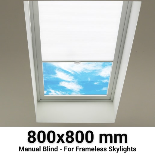 Sterling 800x800mm Manual Blinds for Flat / Pitched Roof Skylights