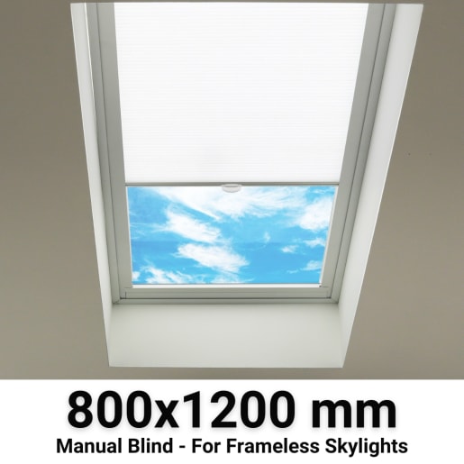 Sterling 800x1200mm Manual Blinds for Flat / Pitched Roof Skylights