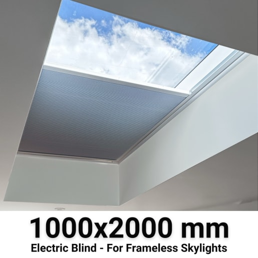 Sterling 1000x2000mm Electric Blinds for Flat / Pitched Roof Skylights
