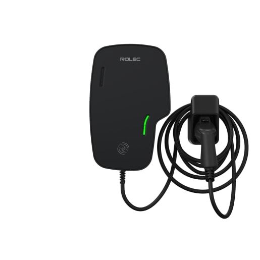 Rolec Zura Smart EV Charger 1 x up to 7.4kW Type 2 10m Tethered