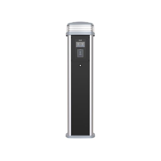 Rolec Quantum Contactless EV Charging Pedestal with LCD Screen 2x up to 7.4kW Type 2 Sockets