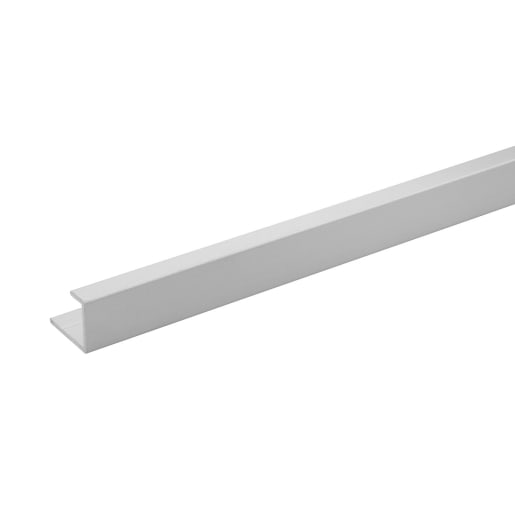 Showerwall Extrusion End 2450 x 11mm Silver