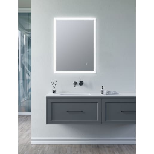 Hildy 600 x 800mm Rectangle Edge-Lit LED Mirror