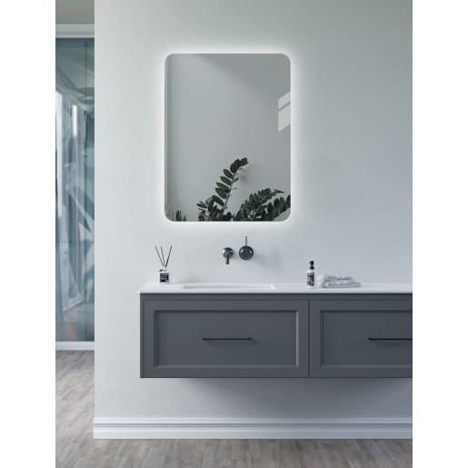 Svallbard 500 x 700mm Rectangle Back-Lit LED Mirror
