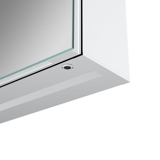 Fulla 600mm 2 Door Front-Lit LED Mirror Cabinet