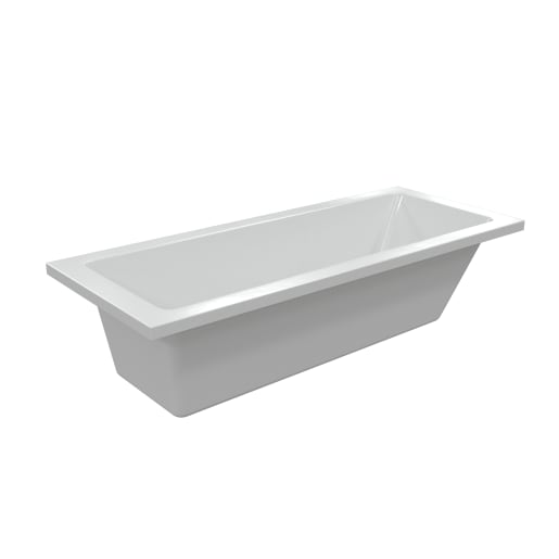 Navarre Square Single End Bath With Legs 1700 x 700 x 550mm