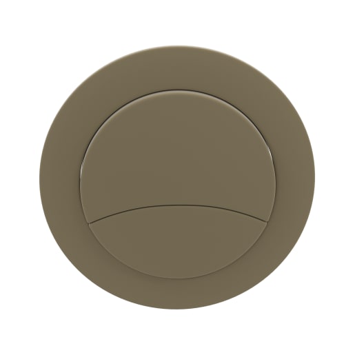 Dual Push Button Cover (Rod) Brushed Brass