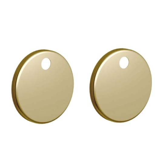 Toilet Seat Cover Caps Brushed Brass