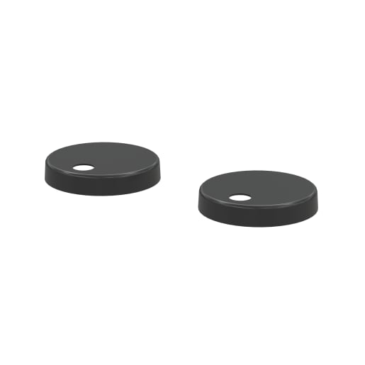 Toilet Seat Cover Caps Matt Black