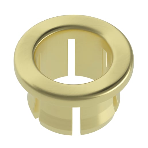 Overflow Ring Brushed Brass