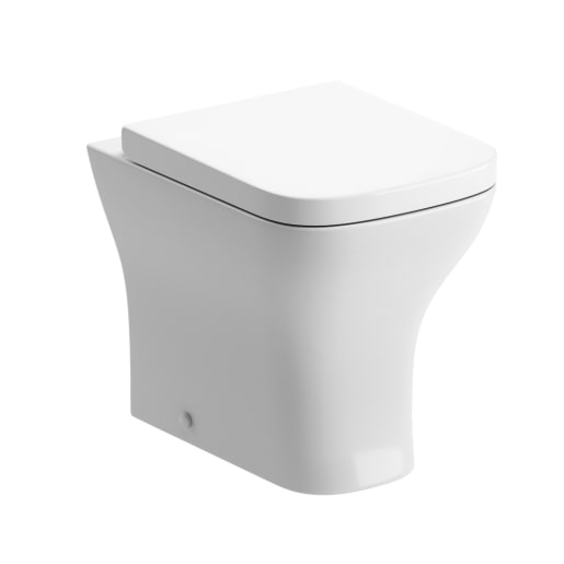 Mist Rimless Back To Wall WC & Wrapover Soft Close Seat