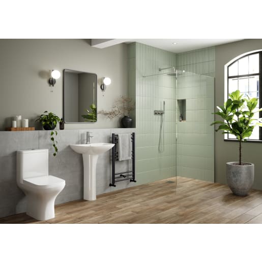 Mist Rimless Back To Wall WC & Wrapover Soft Close Seat