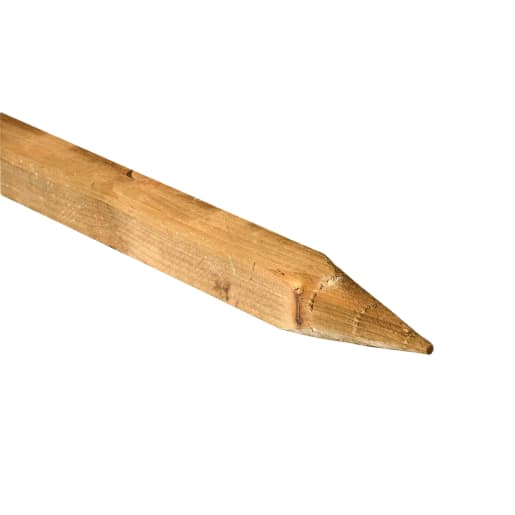 PEFC Sawn Treated Pointed Peg 47 x 50 x 600mm