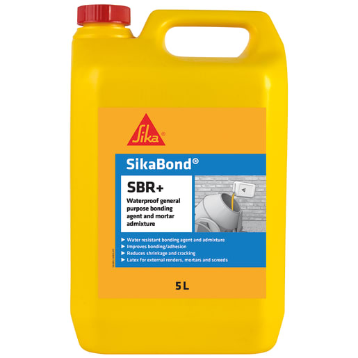 SikaBond SBR Plus Waterproof Bonding Agent and Admixture 5L