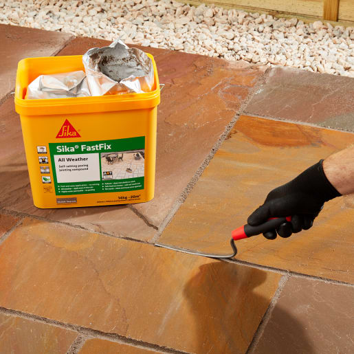 Sika FastFix All Weather Paving Jointing Compound 15kg Stone