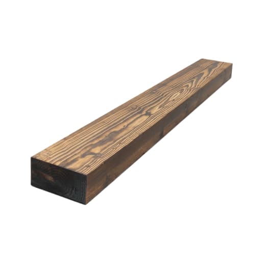 Charred & Brushed Sleeper 95 x 195 x 2400mm