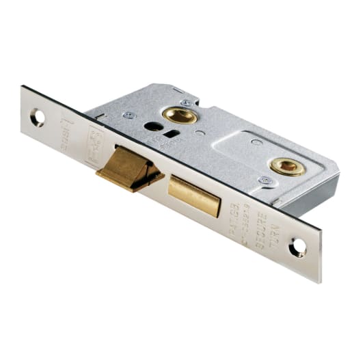 Carlisle Brass Easi-T Bathroom Lock 64mm Nickel Plated Blister Pack