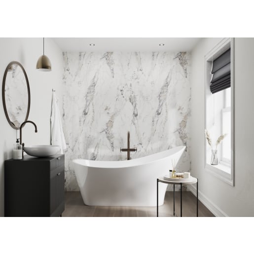 Showerwall SW80 Proclick Breccia Marble 2440 x 1200mm MDF