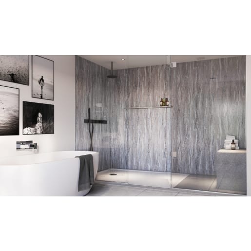 Showerwall SW55 Proclick Blue Toned Stone 2440 x 600mm PLY
