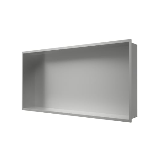 Showerwall Niche Brushed Stainless 610 x 305 x 120mm