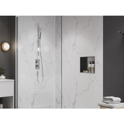 Showerwall Niche Brushed Stainless 610 x 305 x 120mm