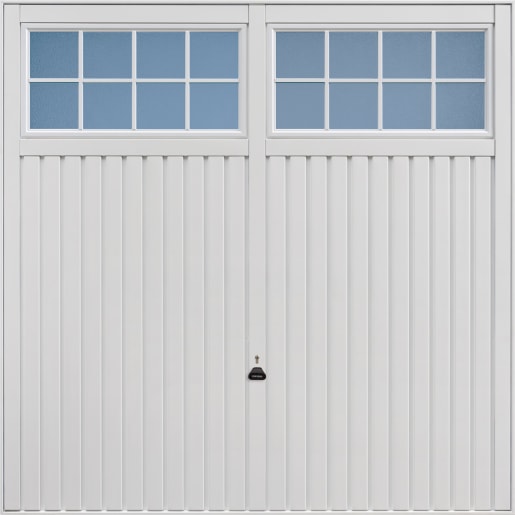 Garador 7070 Salisbury Canopy Framed Garage Door 2134 x 2136mm White